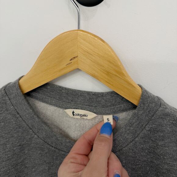 Women’s Cotopaxi Do Good. Gray Crewneck Sweatshirt Size Small S - Picture 2 of 5